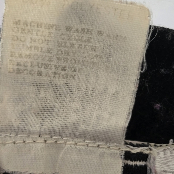 Vintage Natori Padded Blouse Women M Floral Colorful Print Lace Fairy Grunge - Picture 11 of 13